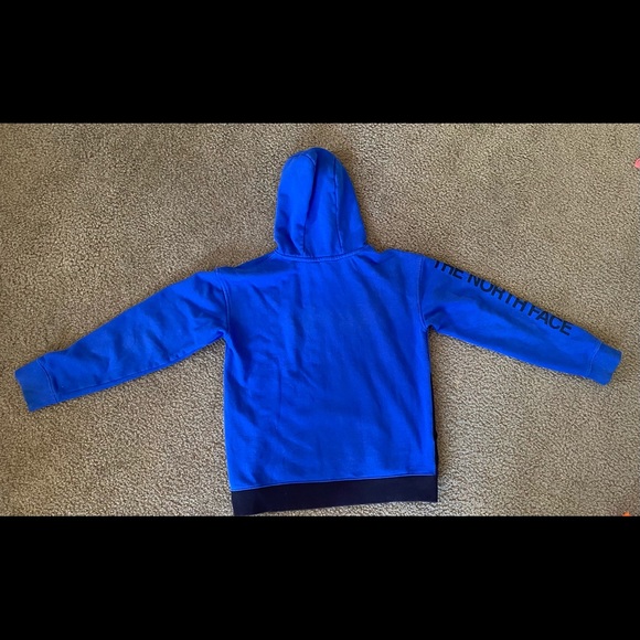 KIDS/BOYS NORTH FACE HOODIE SWEATSHIRT- SIZE LARGE - 14/16 - Picture 6 of 8